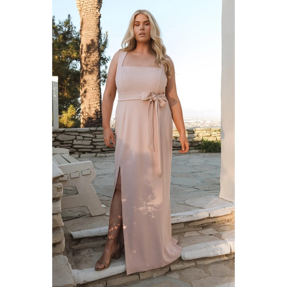 NWT | Show Me Your Mumu Paris Gown Dusty Blush Stretch XXL